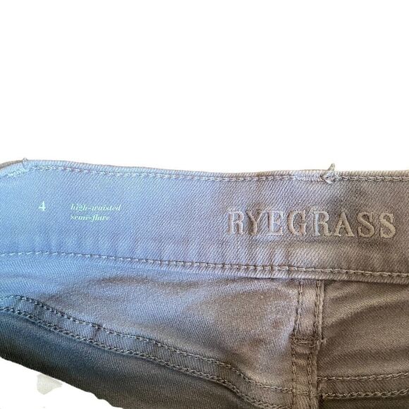 Ryegrass High-Waisted Semi-Flare grey Jeans size 4 - Picture 6 of 10